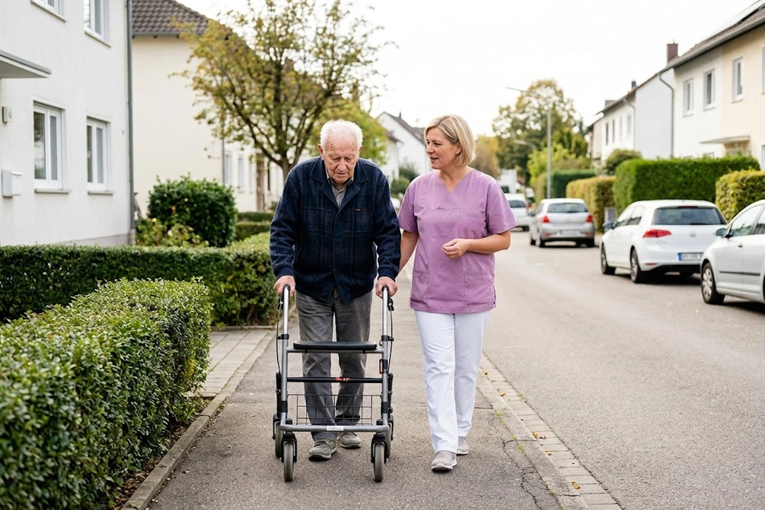 Betreuung & Alltag bei Curamore: persönliche Begleitung und Mobilität