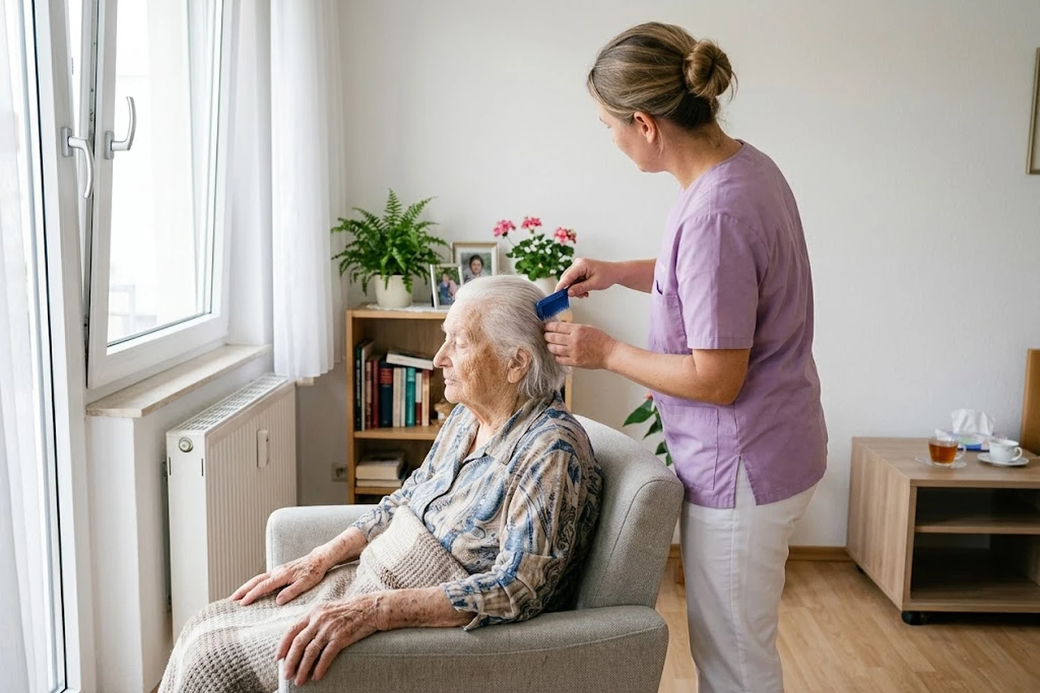 Körpernahe Pflege mit Würde bei Curamore